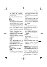 Preview for 169 page of HIKOKI CH 24EAP Handling Instructions Manual