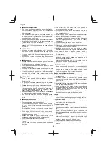 Preview for 176 page of HIKOKI CH 24EAP Handling Instructions Manual