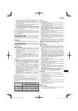 Preview for 177 page of HIKOKI CH 24EAP Handling Instructions Manual