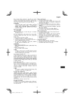 Preview for 179 page of HIKOKI CH 24EAP Handling Instructions Manual