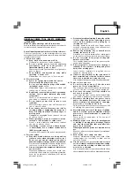 Предварительный просмотр 9 страницы HIKOKI CJ 14 DSL Handling Instructions Manual