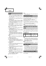 Preview for 14 page of HIKOKI CJ 14 DSL Handling Instructions Manual