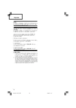 Preview for 60 page of HIKOKI CJ 14 DSL Handling Instructions Manual