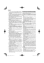 Preview for 10 page of HIKOKI CJ 18DA Handling Instructions Manual