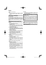 Preview for 14 page of HIKOKI CJ 18DA Handling Instructions Manual