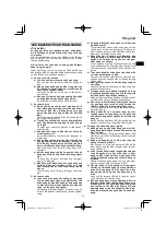 Preview for 35 page of HIKOKI CJ 18DA Handling Instructions Manual