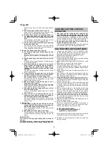 Preview for 36 page of HIKOKI CJ 18DA Handling Instructions Manual