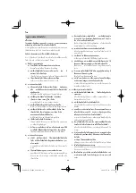 Preview for 44 page of HIKOKI CJ 18DA Handling Instructions Manual