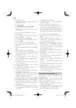 Preview for 46 page of HIKOKI CJ 18DA Handling Instructions Manual