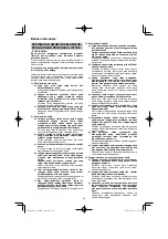 Preview for 54 page of HIKOKI CJ 18DA Handling Instructions Manual