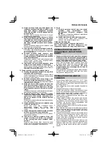 Preview for 55 page of HIKOKI CJ 18DA Handling Instructions Manual