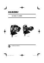 HIKOKI CJ 36DA Handling Instructions Manual preview