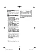 Предварительный просмотр 18 страницы HIKOKI CJ 36DA Handling Instructions Manual