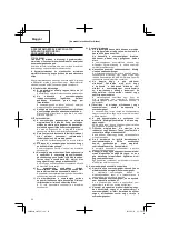 Предварительный просмотр 30 страницы HIKOKI CJ 65V3 Handling Instructions Manual