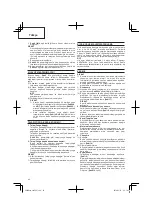 Предварительный просмотр 42 страницы HIKOKI CJ 65V3 Handling Instructions Manual