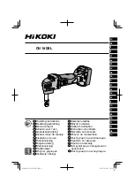 HIKOKI CN 18DSL Handling Instructions Manual preview