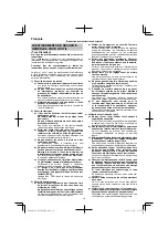 Предварительный просмотр 16 страницы HIKOKI CN 18DSL Handling Instructions Manual