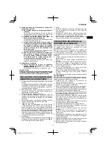 Предварительный просмотр 17 страницы HIKOKI CN 18DSL Handling Instructions Manual