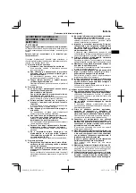 Предварительный просмотр 23 страницы HIKOKI CN 18DSL Handling Instructions Manual