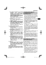 Предварительный просмотр 31 страницы HIKOKI CN 18DSL Handling Instructions Manual