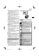 Предварительный просмотр 39 страницы HIKOKI CN 18DSL Handling Instructions Manual