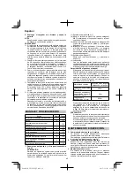 Предварительный просмотр 42 страницы HIKOKI CN 18DSL Handling Instructions Manual