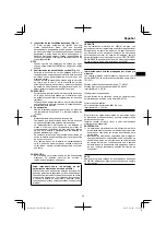 Предварительный просмотр 43 страницы HIKOKI CN 18DSL Handling Instructions Manual