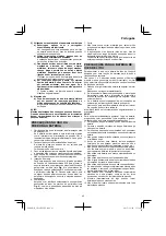 Предварительный просмотр 45 страницы HIKOKI CN 18DSL Handling Instructions Manual