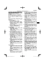 Предварительный просмотр 51 страницы HIKOKI CN 18DSL Handling Instructions Manual