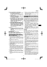 Предварительный просмотр 59 страницы HIKOKI CN 18DSL Handling Instructions Manual