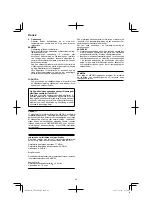 Предварительный просмотр 64 страницы HIKOKI CN 18DSL Handling Instructions Manual