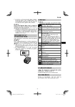 Предварительный просмотр 67 страницы HIKOKI CN 18DSL Handling Instructions Manual