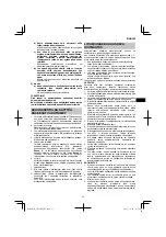 Предварительный просмотр 73 страницы HIKOKI CN 18DSL Handling Instructions Manual