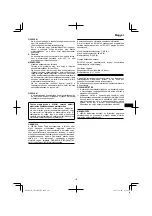 Предварительный просмотр 101 страницы HIKOKI CN 18DSL Handling Instructions Manual