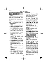 Предварительный просмотр 102 страницы HIKOKI CN 18DSL Handling Instructions Manual