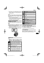 Предварительный просмотр 111 страницы HIKOKI CN 18DSL Handling Instructions Manual