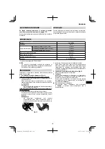 Предварительный просмотр 119 страницы HIKOKI CN 18DSL Handling Instructions Manual