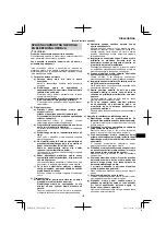 Предварительный просмотр 123 страницы HIKOKI CN 18DSL Handling Instructions Manual