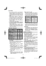 Предварительный просмотр 134 страницы HIKOKI CN 18DSL Handling Instructions Manual