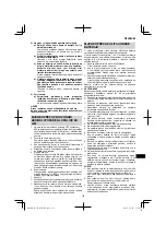 Предварительный просмотр 151 страницы HIKOKI CN 18DSL Handling Instructions Manual