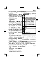 Preview for 31 page of HIKOKI CR 13V2 Handling Instructions Manual