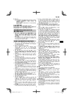 Предварительный просмотр 51 страницы HIKOKI CR 13V2 Handling Instructions Manual