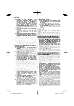 Предварительный просмотр 24 страницы HIKOKI CR 18DA Handling Instructions Manual