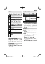 Предварительный просмотр 35 страницы HIKOKI CR 18DA Handling Instructions Manual