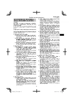 Предварительный просмотр 55 страницы HIKOKI CR 18DA Handling Instructions Manual