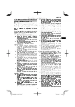 Предварительный просмотр 63 страницы HIKOKI CR 18DA Handling Instructions Manual