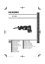 HIKOKI CR 18DB Handling Instructions Manual preview