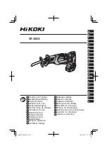 HIKOKI CR 36DA Handling Instructions Manual preview