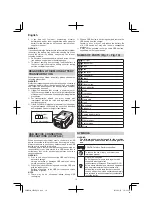 Preview for 10 page of HIKOKI CR 36DA Handling Instructions Manual