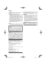 Preview for 28 page of HIKOKI CR 36DA Handling Instructions Manual